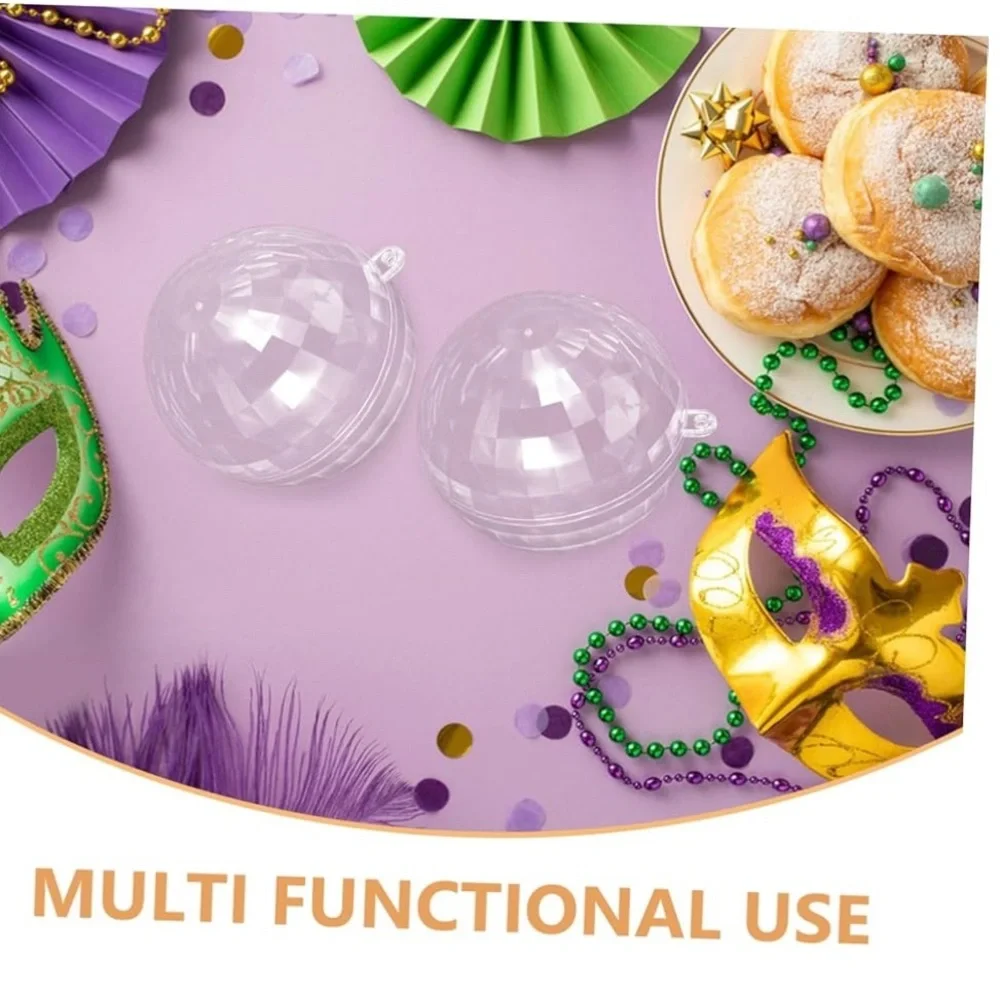 Clear Disco Balls (20) Ornaments for Parties (retail $12 for 5)